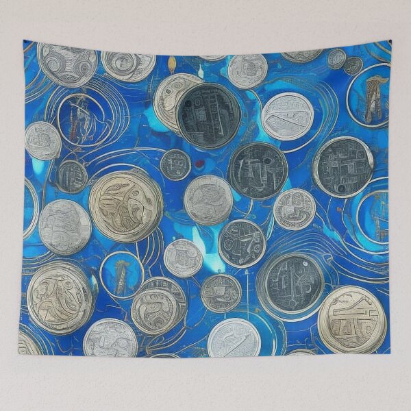 Item preview, Patrón, Monedas Agua Plata y Bronce designed and sold by Canadamarsworks.
