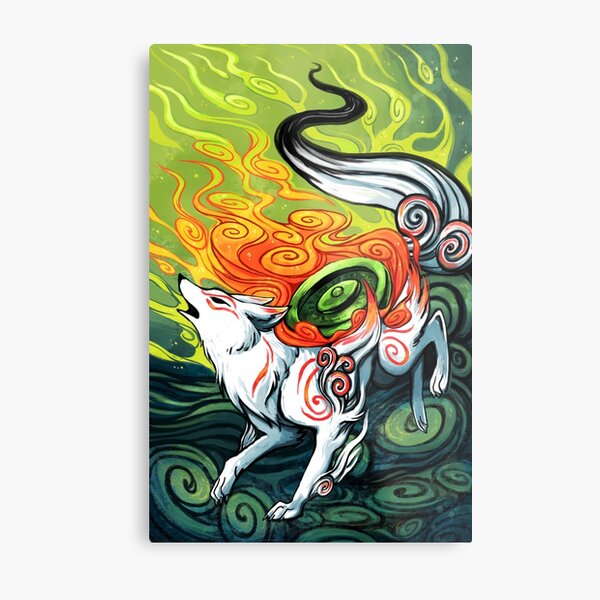 Okami Amaterasu Sun Goddess Matte Print 