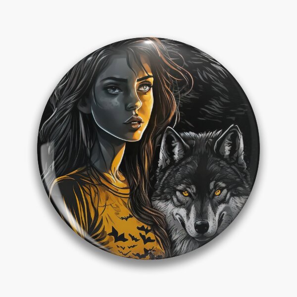 Item preview, Wolf and Girl Illustration designed and sold by amersoliman.