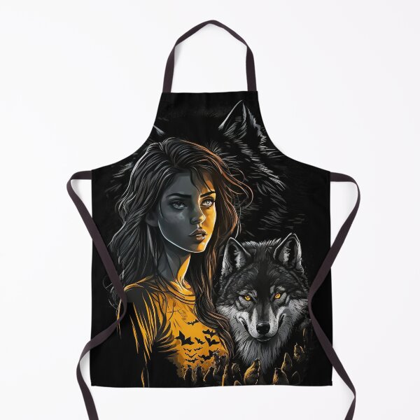 Item preview, Wolf and Girl Illustration designed and sold by amersoliman.