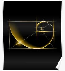 Fibonacci: Goldener Schnitt Poster