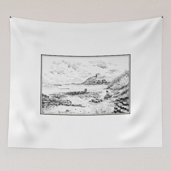 Item preview, Bamburgh Castle from the Beach designed and sold by morton82.