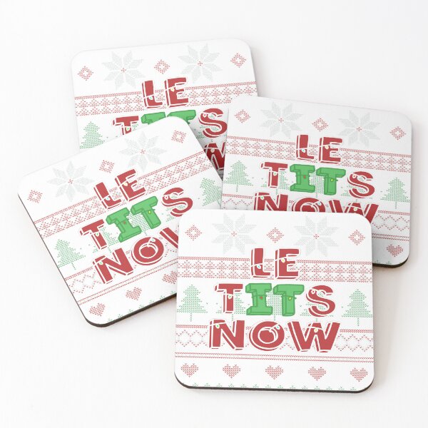 Item preview, Le Tits Now Funny Christmas Sweater designed and sold by Mooostickers.