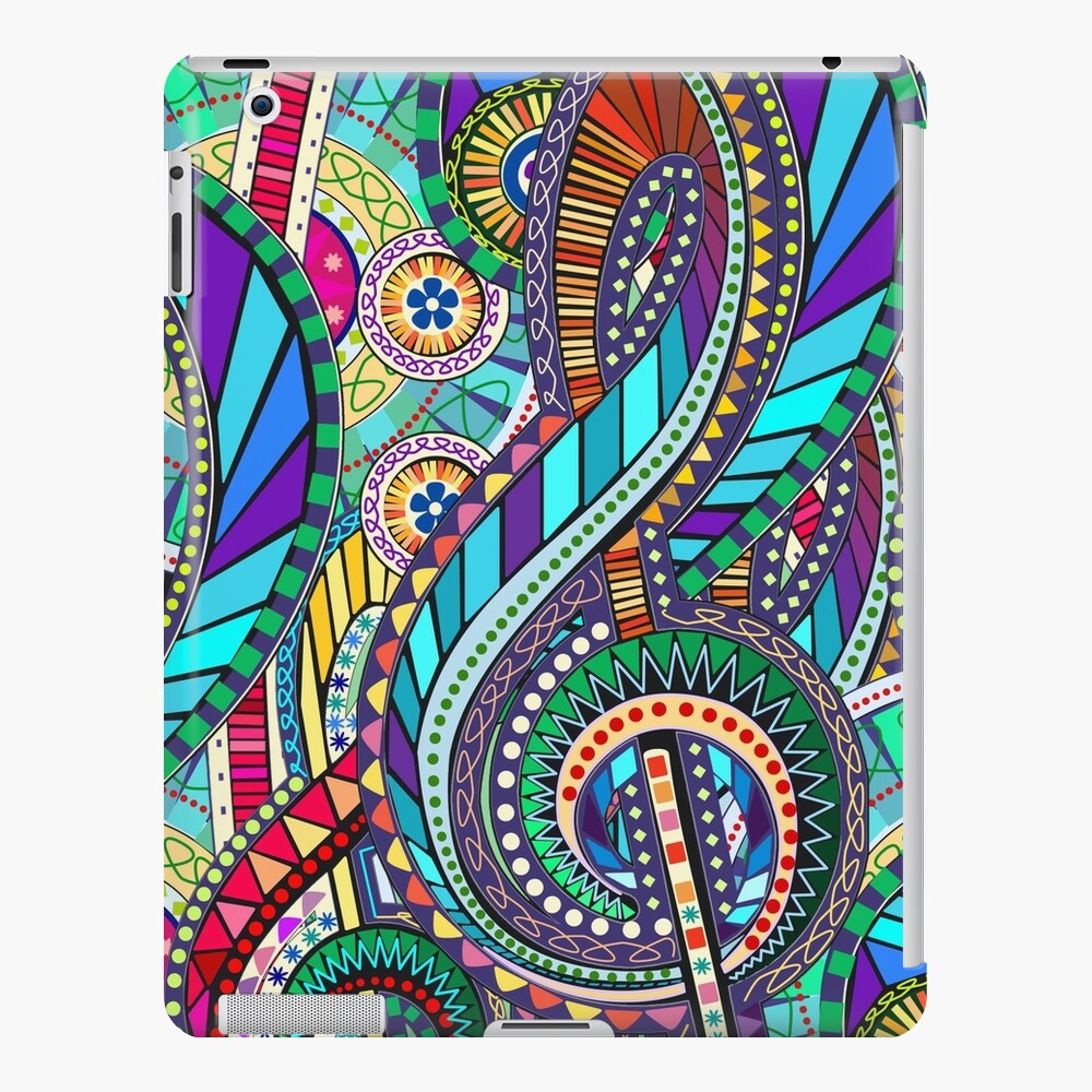 Music Carnival Design iPad Case & Skin