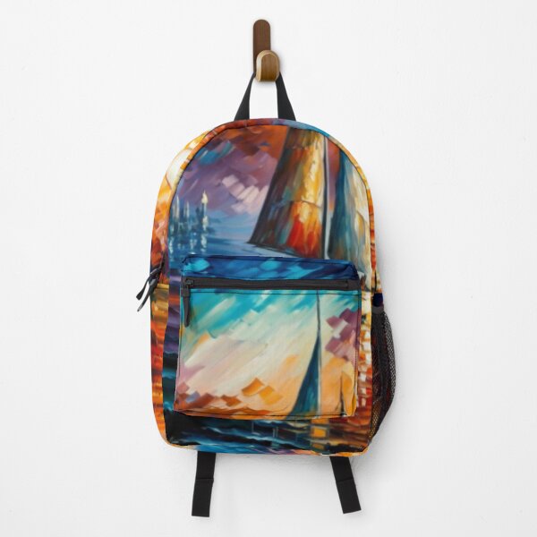 Item preview, Leaving, Sailboat on Sea Art Serene Abstract designed and sold by BeaconMarketing.