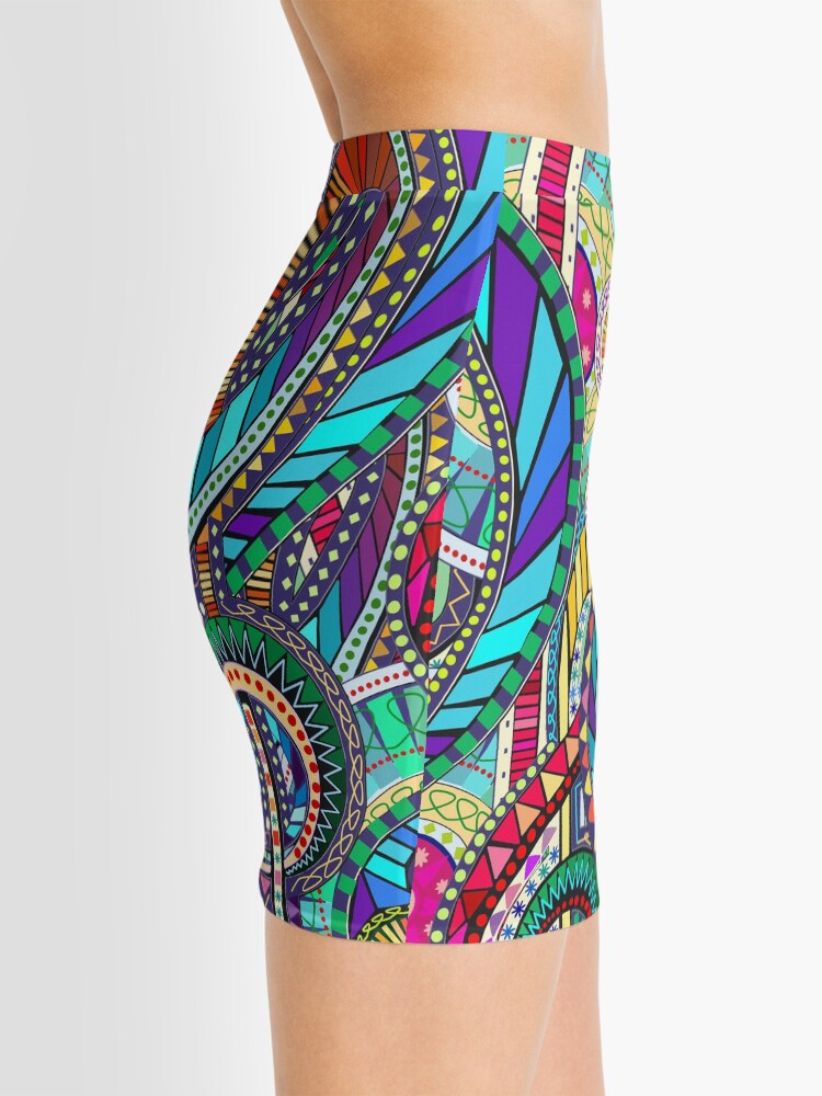 Alternate view of Music Carnival Design Mini Skirt