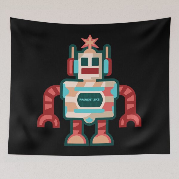 Item preview, Christmas robot designed and sold by JoseloRochaArt.
