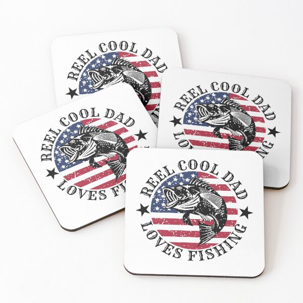 Item preview, Retro Vintage USA Flag Father Day Cool Dad Loves Fishing designed and sold by 27th-Tee.