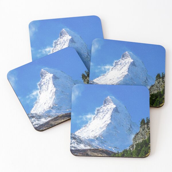 Item preview, Matterhorn Mountain Switzerland Zermatt, European Swiss Alps Mountains, Winter Matterhorn Landscape Oil Paint, Switzerland Highest Peak designed and sold by Paintcorner.