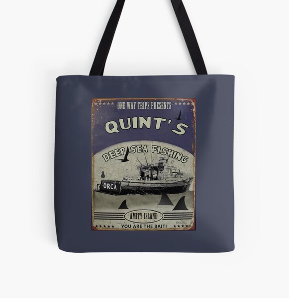 Deep Sea Shark Fishing By Quints Tote Bag