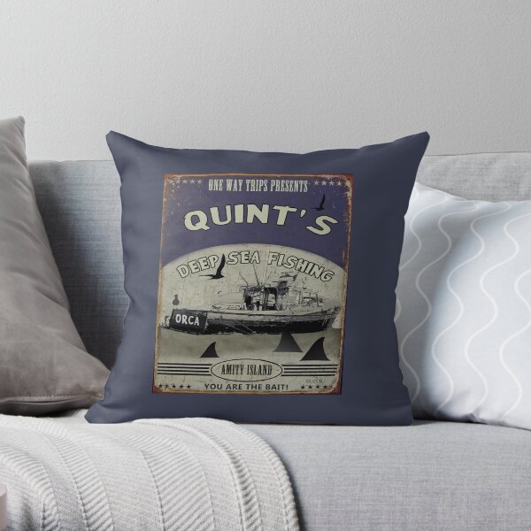 Fishing throw sale pillows