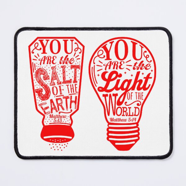 Item preview, You Are The Salt Of The Earth And Light Of The World - Matthew 5:13-14 designed and sold by plushism.