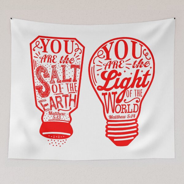Item preview, You Are The Salt Of The Earth And Light Of The World - Matthew 5:13-14 designed and sold by plushism.