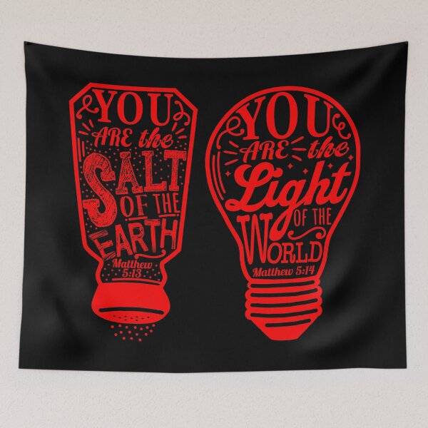 Item preview, You Are The Salt Of The Earth And Light Of The World - Matthew 5:13-14 designed and sold by plushism.