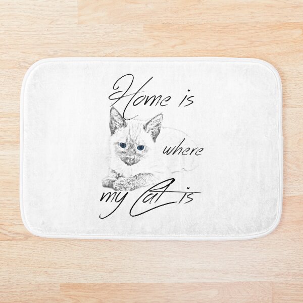 Item preview, Home is where my cat is designed and sold by GNDesign.