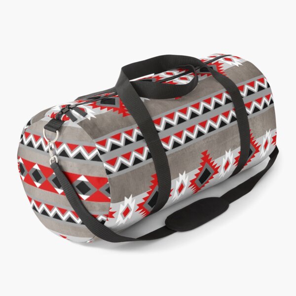 Item preview, Native American Tribal Pattern - Grey, Red, and Black designed and sold by handsoftime2020.