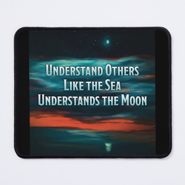 Item preview, Understand Others Like The Sea Understands The Moon Quote designed and sold by Reconocer.