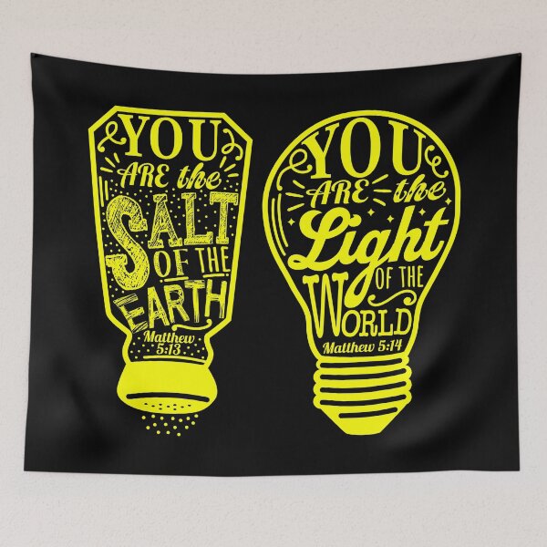 Item preview, You Are The Salt Of The Earth And Light Of The World - Matthew 5:13-14 designed and sold by plushism.