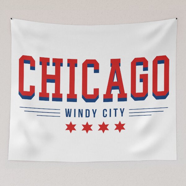 Item preview, Chicago Vintage Inspired Design - Chicago Flag designed and sold by luckymooninc.
