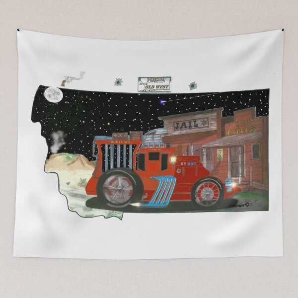 Item preview, Wall Art  //  Montana western art // Last of the Old West designed and sold by Imagin8er.