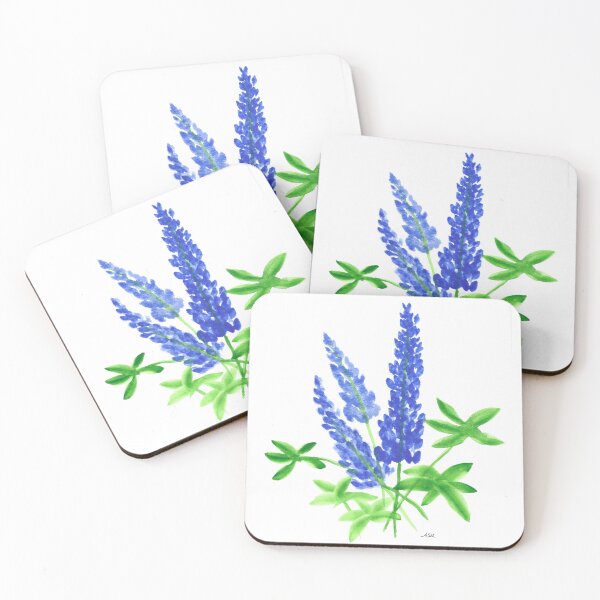 Item preview, Blue Lupine Watercolor designed and sold by Katnat38.