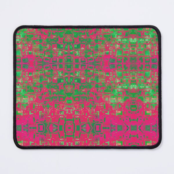 Item preview, Hint of Hieroglyph Kaleidoscopic Seamless Pattern Pink and Green designed and sold by Reconocer.