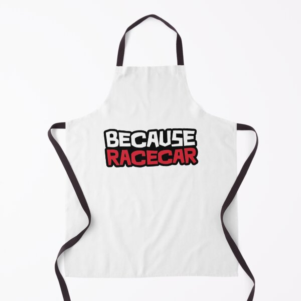 Item preview, Because Racecar - Black borders with red text designed and sold by ApexFibers.