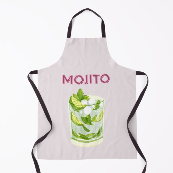 Item preview, Cute Feminine Y2k Girly Mojito Cocktail Print designed and sold by Femme Pastel Collective.