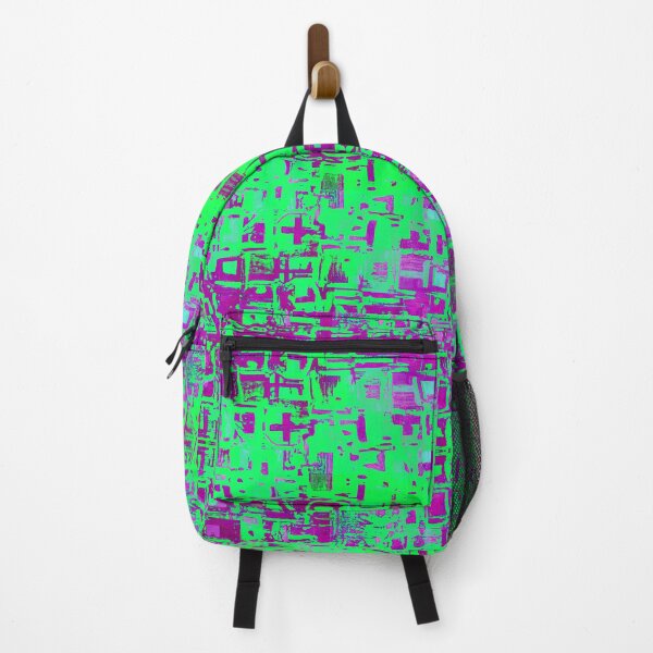 Item preview, Hint of Hieroglyph Kaleidoscopic Seamless Pattern Purple and Green designed and sold by Reconocer.