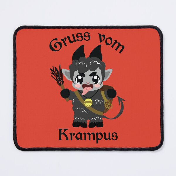Artikelvorschau, Gruss vom Krampus - Süßer Kawaii Krampus entworfen und verkauft von Georgy09.