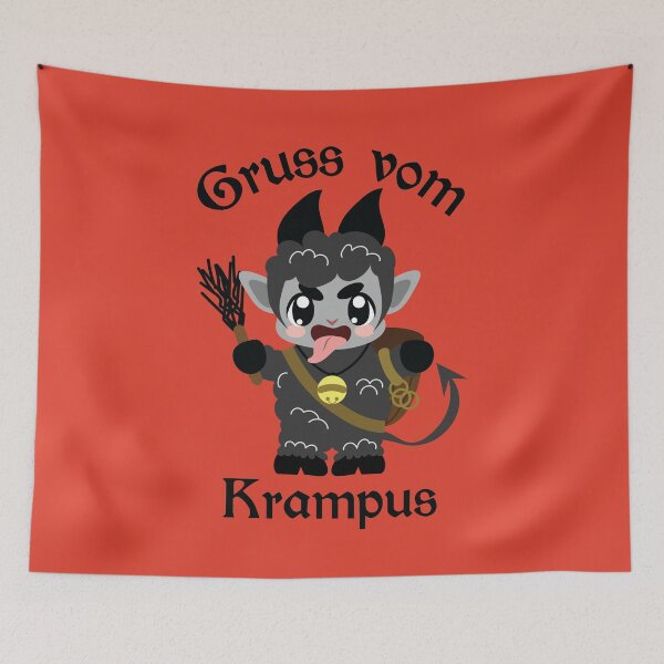Item preview,  Gruss vom Krampus - Cute Kawaii Krampus  designed and sold by Georgy09.