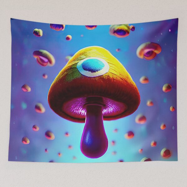Item preview, Alien mushrooms abduction. No1 designed and sold by angelisart.