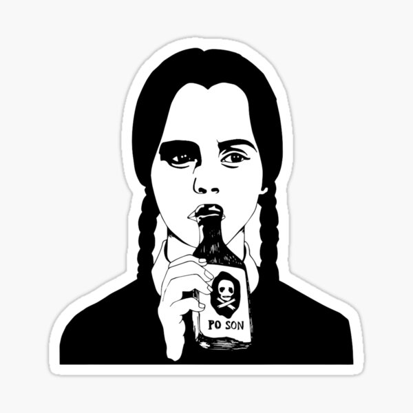 Wednesday Addams Sticker For Sale By Printydesing1 Redbubble 2602