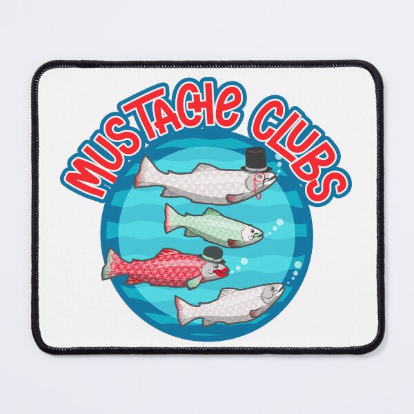 Item preview, mustache fish club designed and sold by TUNARTE.