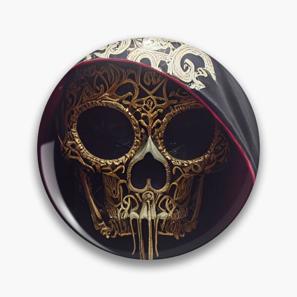 Item preview, Gold Skull Mask designed and sold by LostPoets.