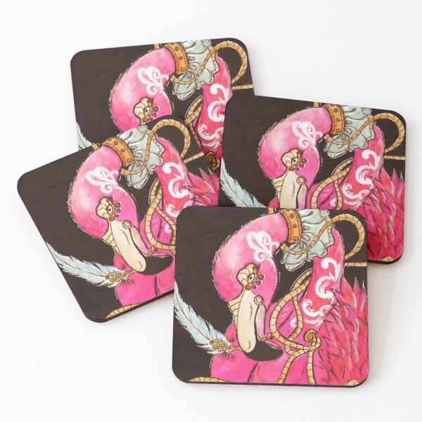 Item preview, Steampunk Flamingo designed and sold by Oniroiatlier.