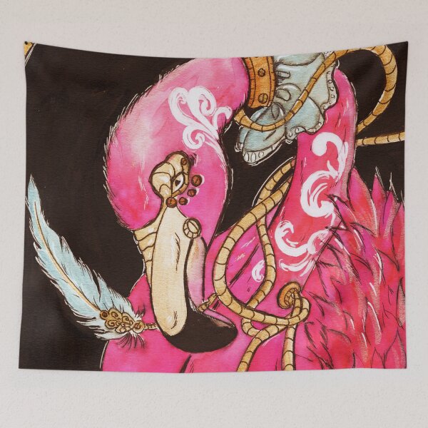 Item preview, Steampunk Flamingo designed and sold by Oniroiatlier.