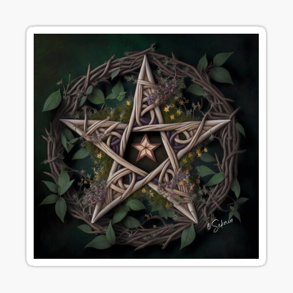 Pentacle of Nature Sticker