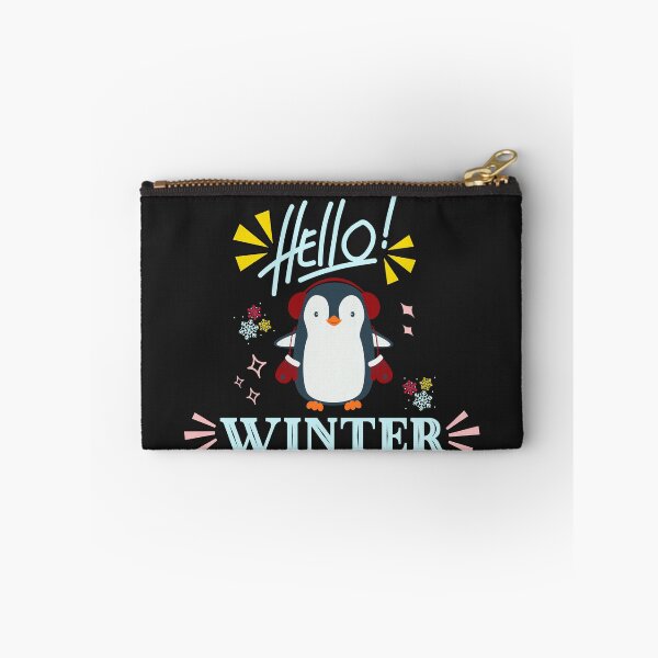 Artikelvorschau, Hallo Winter, süßer Pinguin entworfen und verkauft von FunnyArtisan.