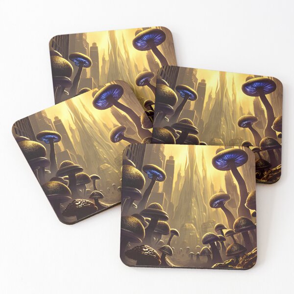 Item preview, Alien mushrooms abduction. No2 designed and sold by angelisart.