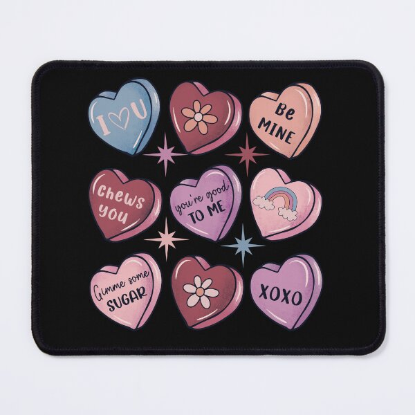 Item preview, Valentine's Day Retro Candy Hearts designed and sold by HappyLifeCreate.