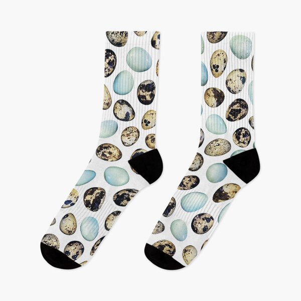 Item preview, Celadon and spotted quail eggs on white  designed and sold by saint-shores.