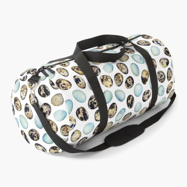 Item preview, Celadon and spotted quail eggs on white  designed and sold by saint-shores.
