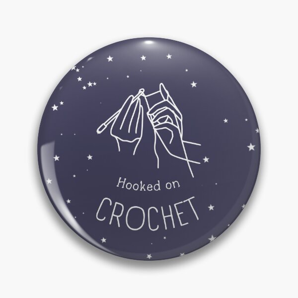 Item preview, Hooked on Crochet Pun designed and sold by 442b.