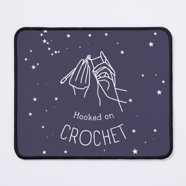 Item preview, Hooked on Crochet Pun designed and sold by 442b.