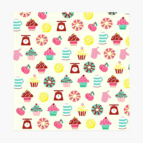 Cupcake Design Photographic Print