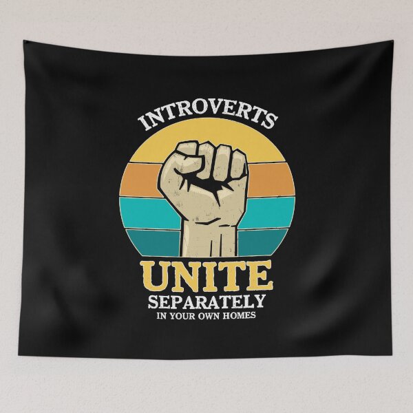 Item preview, Introverts Unite designed and sold by RockBeeDesigns.