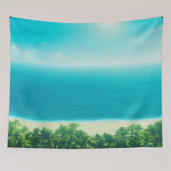 Item preview, Clear Skys Beach View - Tranquility At Last designed and sold by DesignerKin.