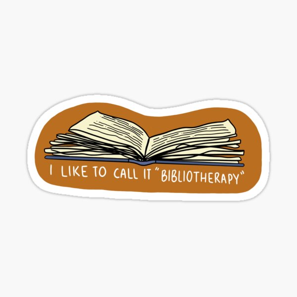 Artikel-Vorschau von Ich nenne es gerne „Biblio-Therapie“, designt und verkauft von regsdoodles.