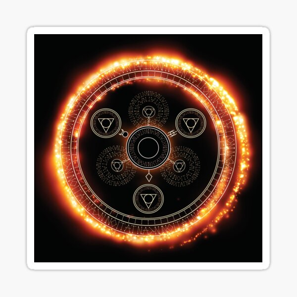 Burning Prince - Black Sticker